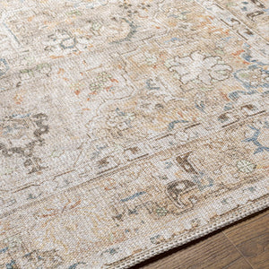 Standon Vintage Flat Pile Washable Rug