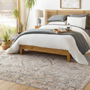 Standon Vintage Flat Pile Washable Rug