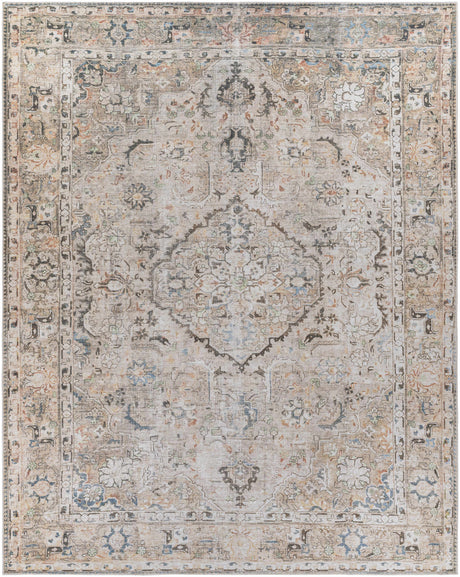 Standon Vintage Flat Pile Washable Rug