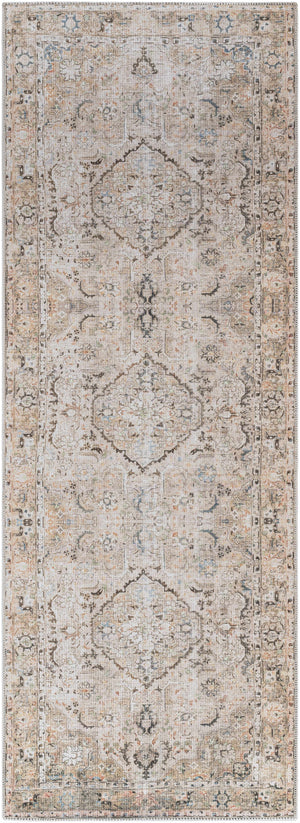 Standon Vintage Flat Pile Washable Rug
