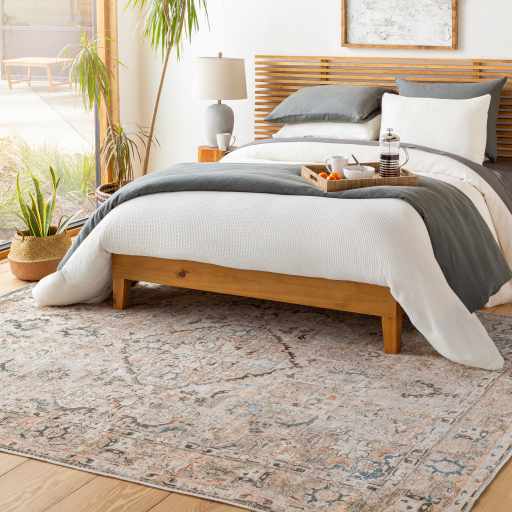 Standon Vintage Flat Pile Washable Rug