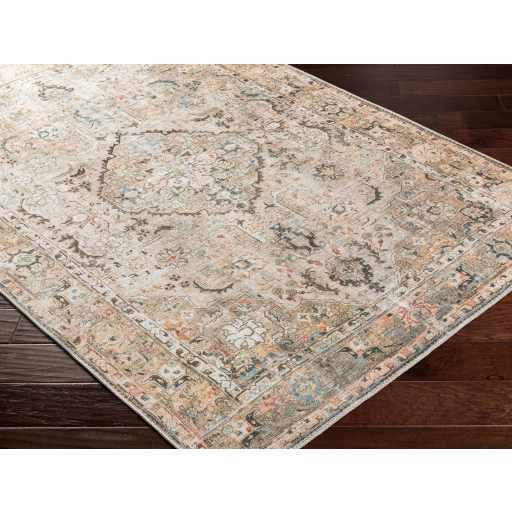 Standon Vintage Flat Pile Washable Rug