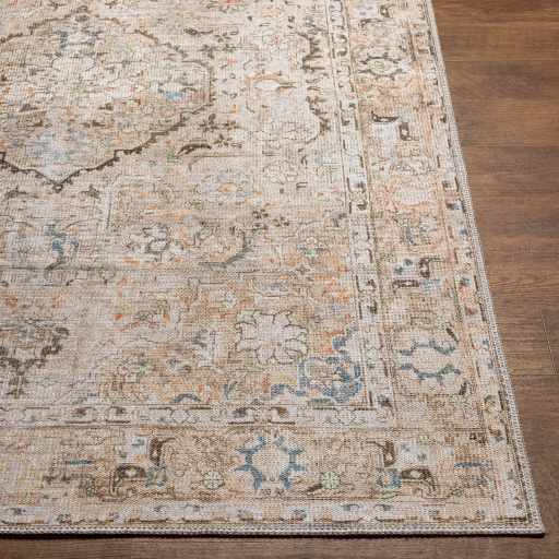 Standon Vintage Flat Pile Washable Rug
