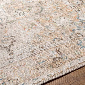 Standon Vintage Flat Pile Washable Rug
