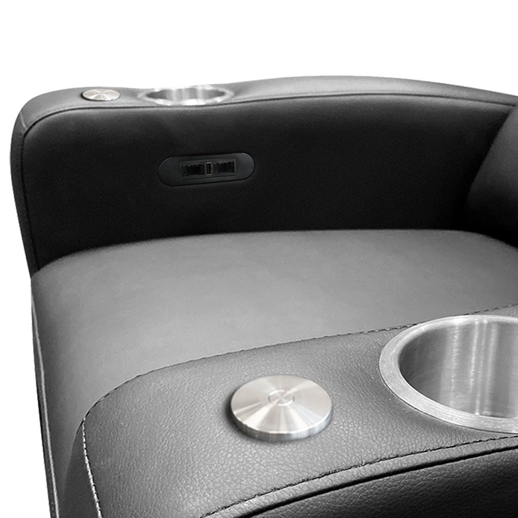 Stealth Power Plus Recliner with Milwaukee Bucks Team Commemorative Logo
