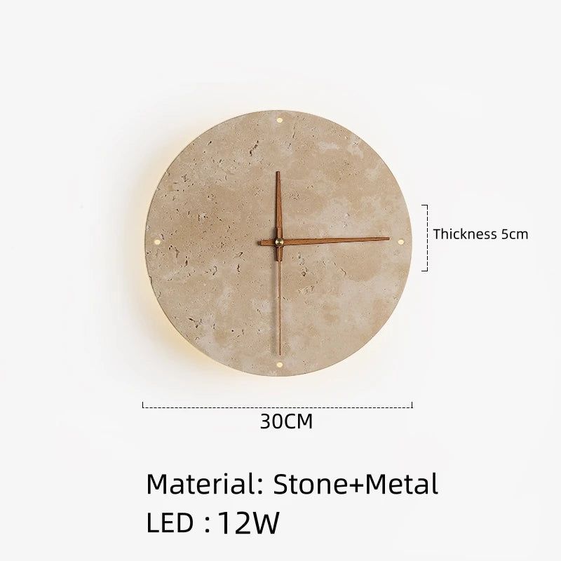 Stone Wall Clock