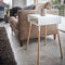 Storage Table - Tall (23" H) - Steel + Wood