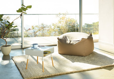 Storage Table - Tall (23" H) - Steel + Wood