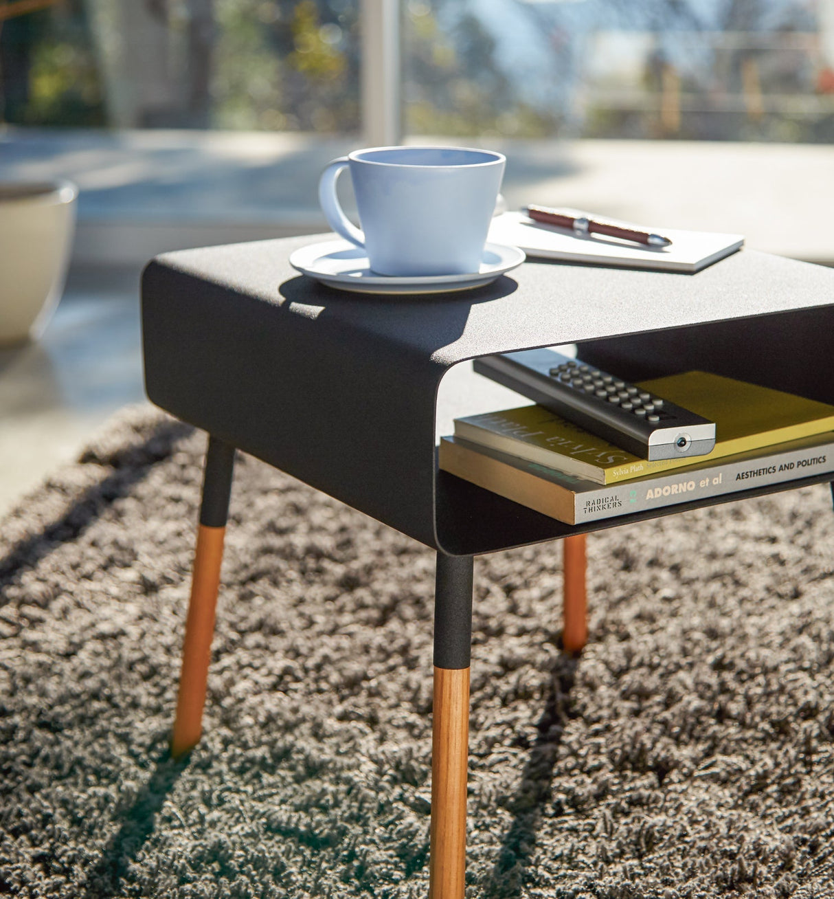 Storage Table - Two Sizes - Steel + Wood