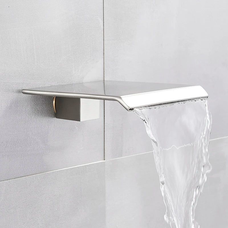 Stream Plate Wall Faucet