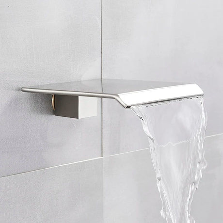 Stream Plate Wall Faucet