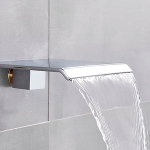 Stream Plate Wall Faucet