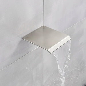 Stream Plate Wall Faucet