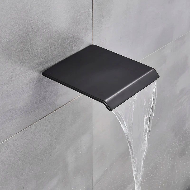 Stream Plate Wall Faucet