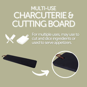 Teak Charcuterie/Cutting Board 24"