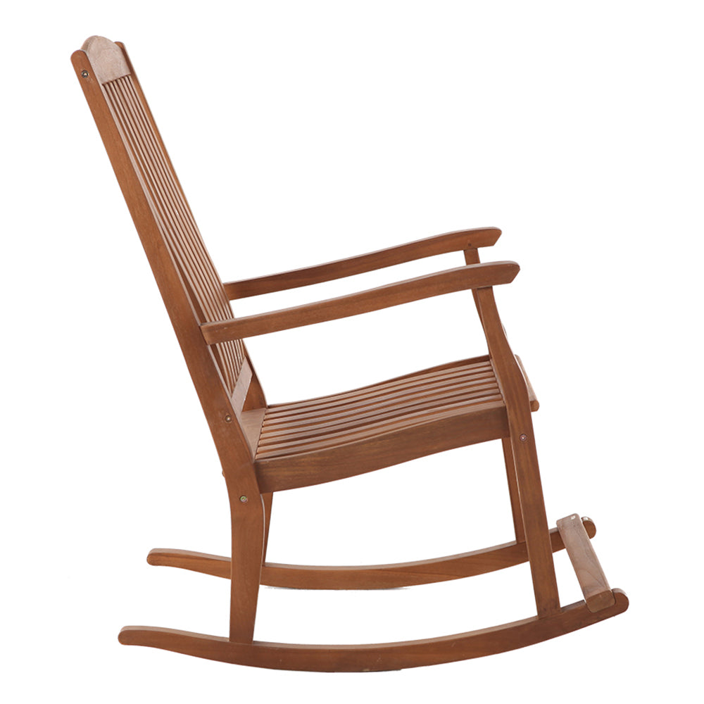 Telluride Oiled Teak Outdoor Patio Rocking Chair
