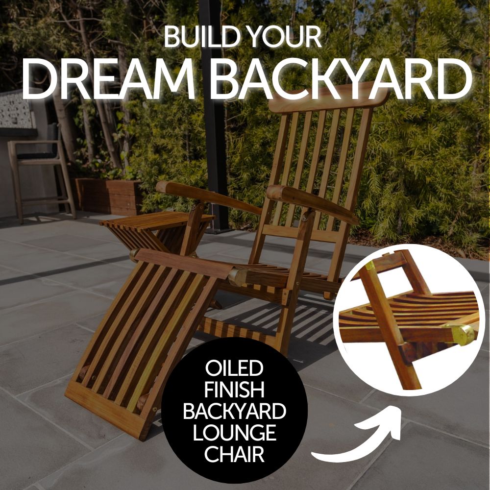 Telluride Teak Outdoor Sun Lounger