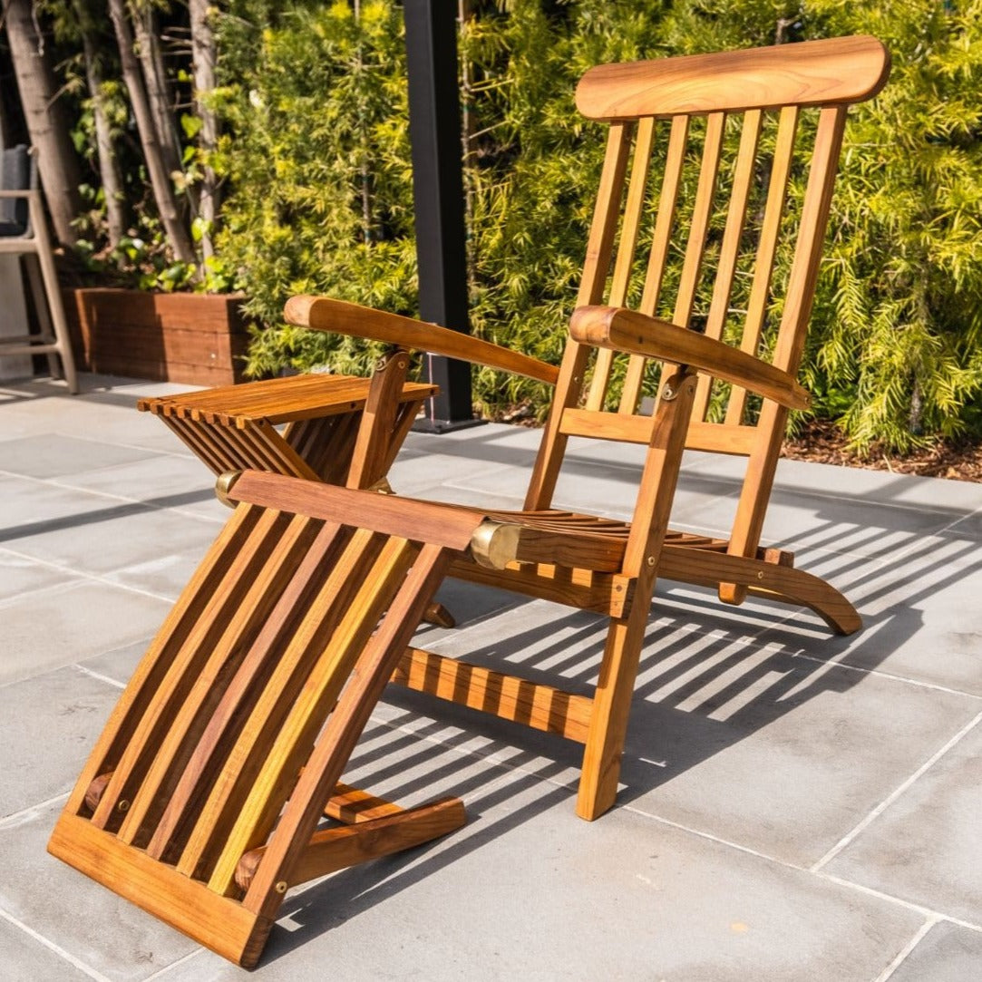 Telluride Teak Outdoor Sun Lounger