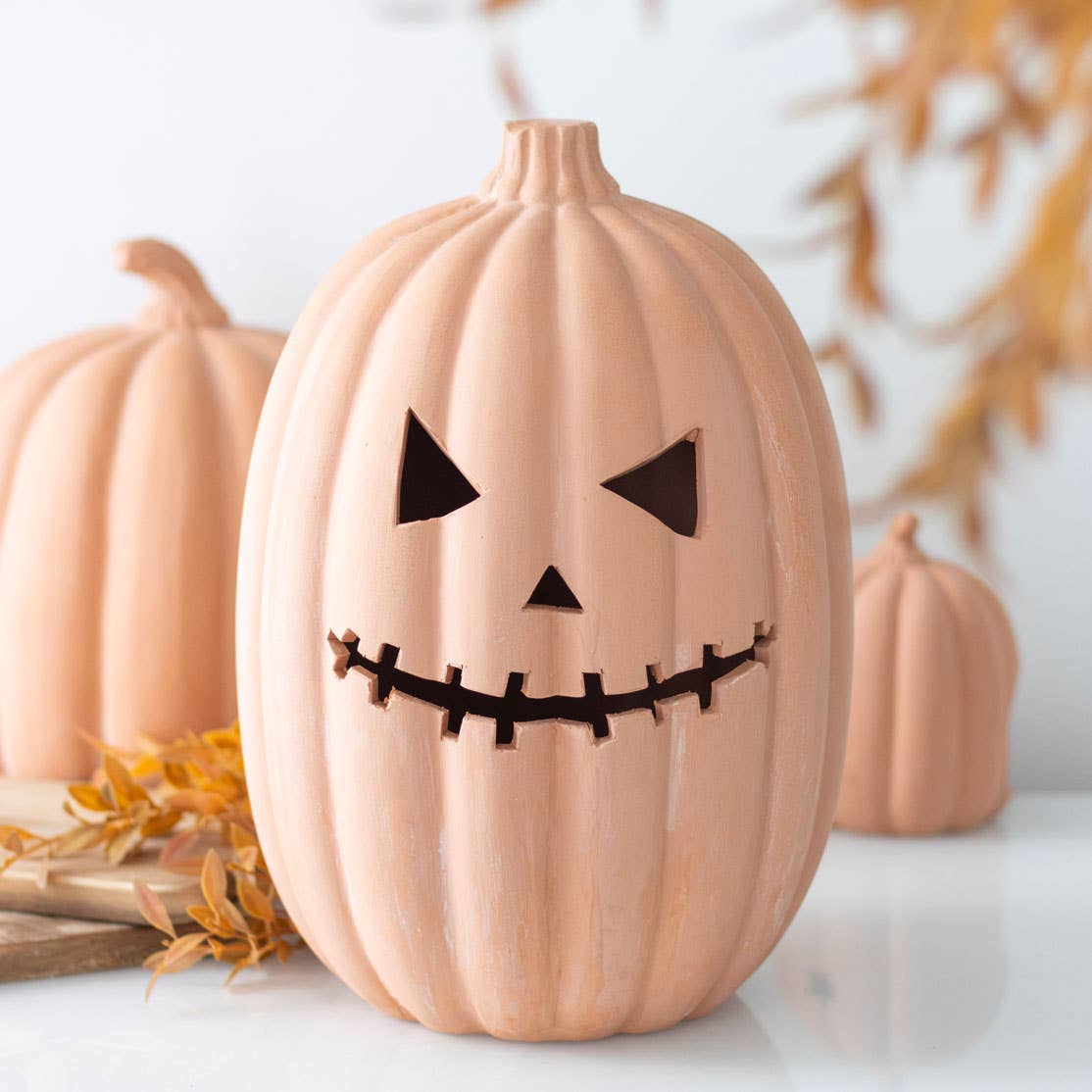 Terracotta Halloween Pumpkin