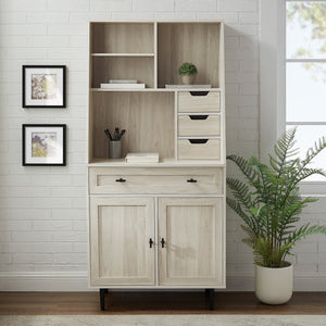 Theron Storage Desk with Hutch