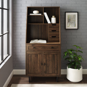 Theron Storage Desk with Hutch