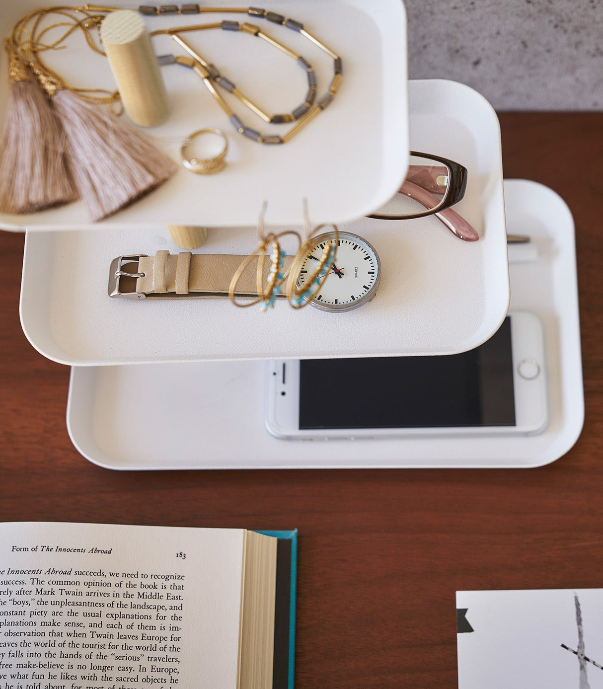 Three-Tier Accessory Tray - Steel