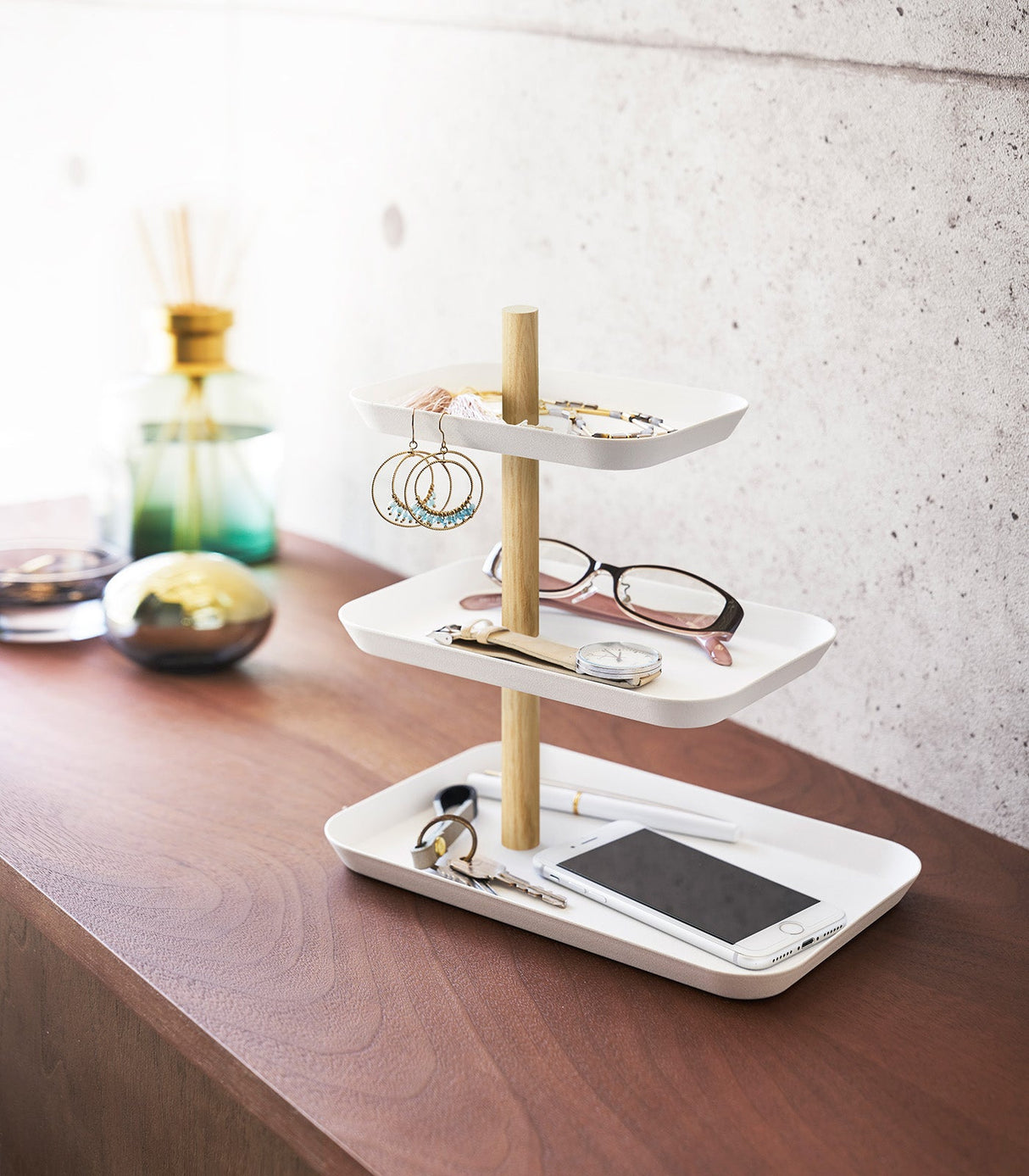 Three-Tier Accessory Tray - Steel