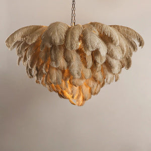 Tieri Feather Chandelier