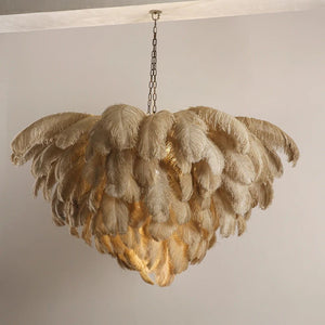 Tieri Feather Chandelier