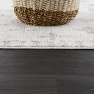 Tigris Swiss Cross Ivory&Gray Area Rug