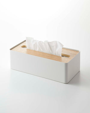 Tissue Case - Steel + Wood