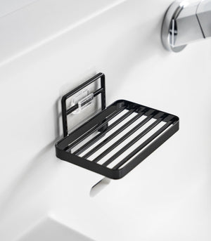 Traceless Adhesive Soap Tray - Steel