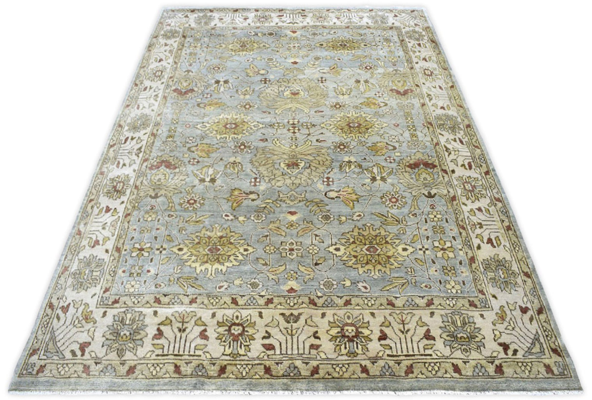 Traditional Handcrafted Hand Spun New Zealand Wool 8' by 10' Area Rug |The Rug Decor | TRD719810