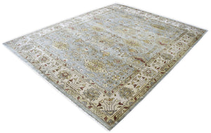 Traditional Handcrafted Hand Spun New Zealand Wool 8' by 10' Area Rug |The Rug Decor | TRD719810