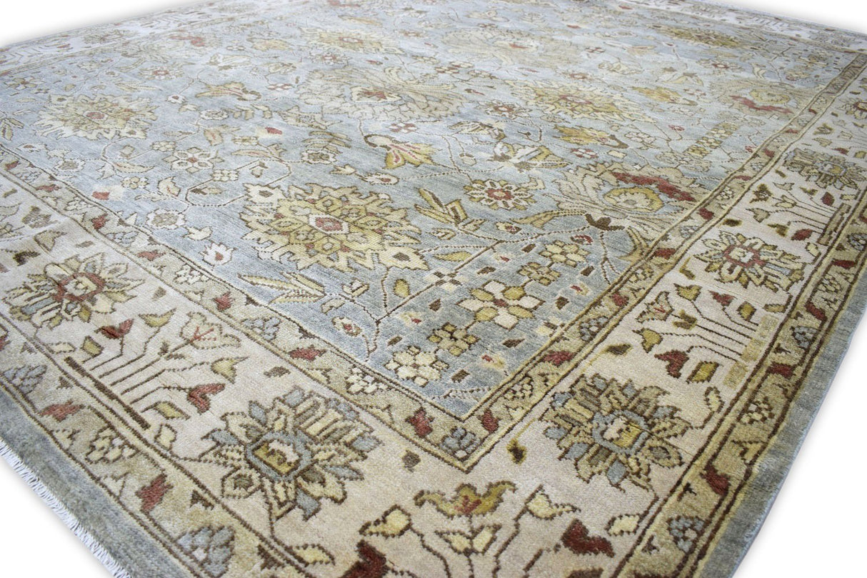 Traditional Handcrafted Hand Spun New Zealand Wool 8' by 10' Area Rug |The Rug Decor | TRD719810