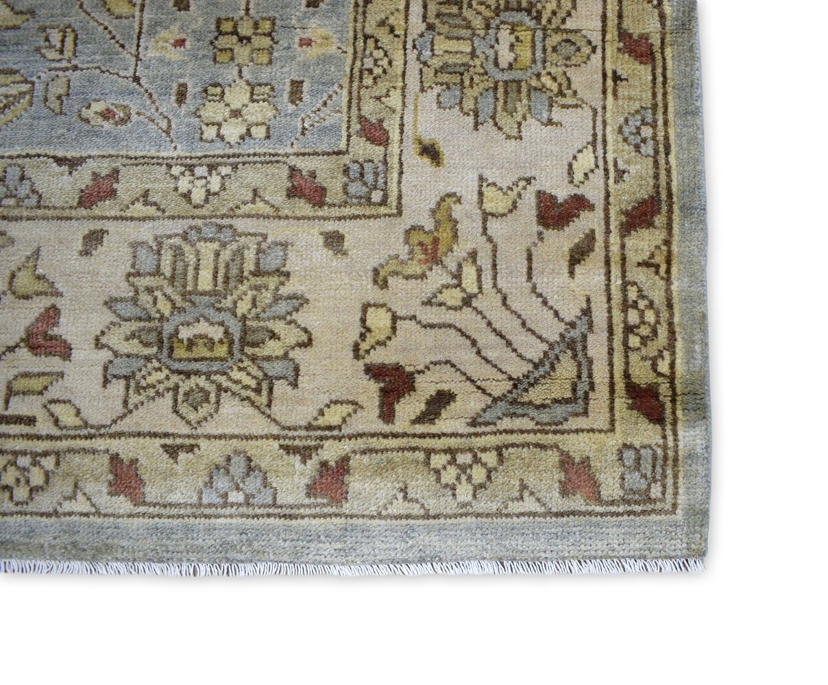 Traditional Handcrafted Hand Spun New Zealand Wool 8' by 10' Area Rug |The Rug Decor | TRD719810