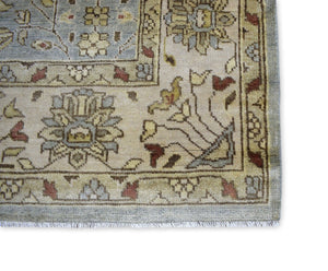 Traditional Handcrafted Hand Spun New Zealand Wool 8' by 10' Area Rug |The Rug Decor | TRD719810