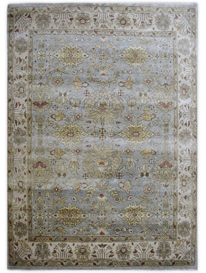 Traditional Handcrafted Hand Spun New Zealand Wool 8' by 10' Area Rug |The Rug Decor | TRD719810