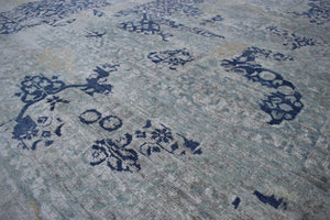 Traditional Handmade Silk and Wool 8x10 Area Rug | TRD1635810