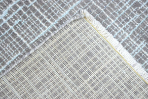 Traditional Handmade Wool & Viscose 5x8 Area Rug | TRD136658