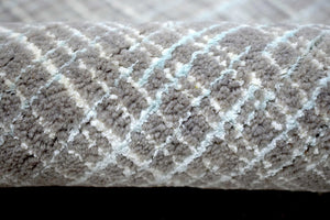 Traditional Handmade Wool & Viscose 5x8 Area Rug | TRD136658