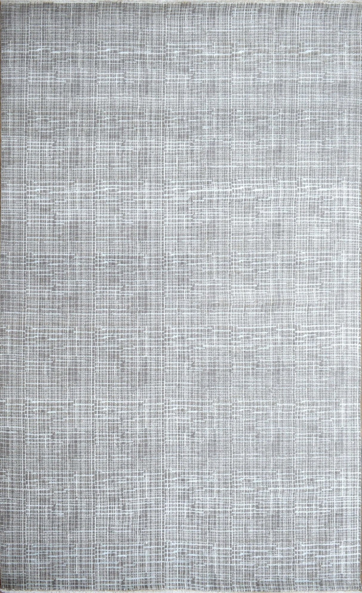 Traditional Handmade Wool & Viscose 5x8 Area Rug | TRD136658