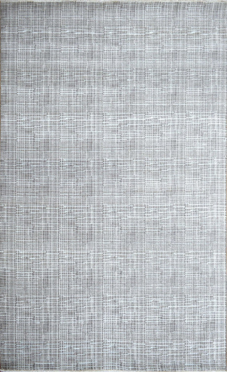 Traditional Handmade Wool & Viscose 5x8 Area Rug | TRD136658