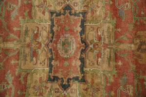 Traditional Heriz Serapi Handmade Fine Wool Area Rug | TRD753
