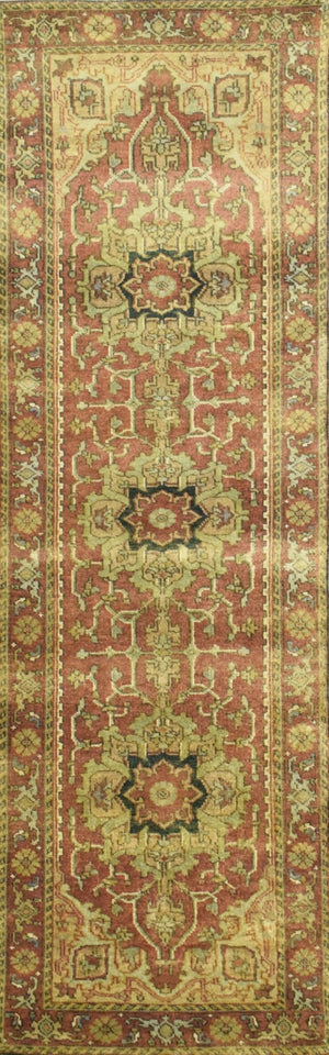 Traditional Heriz Serapi Handmade Fine Wool Area Rug | TRD753