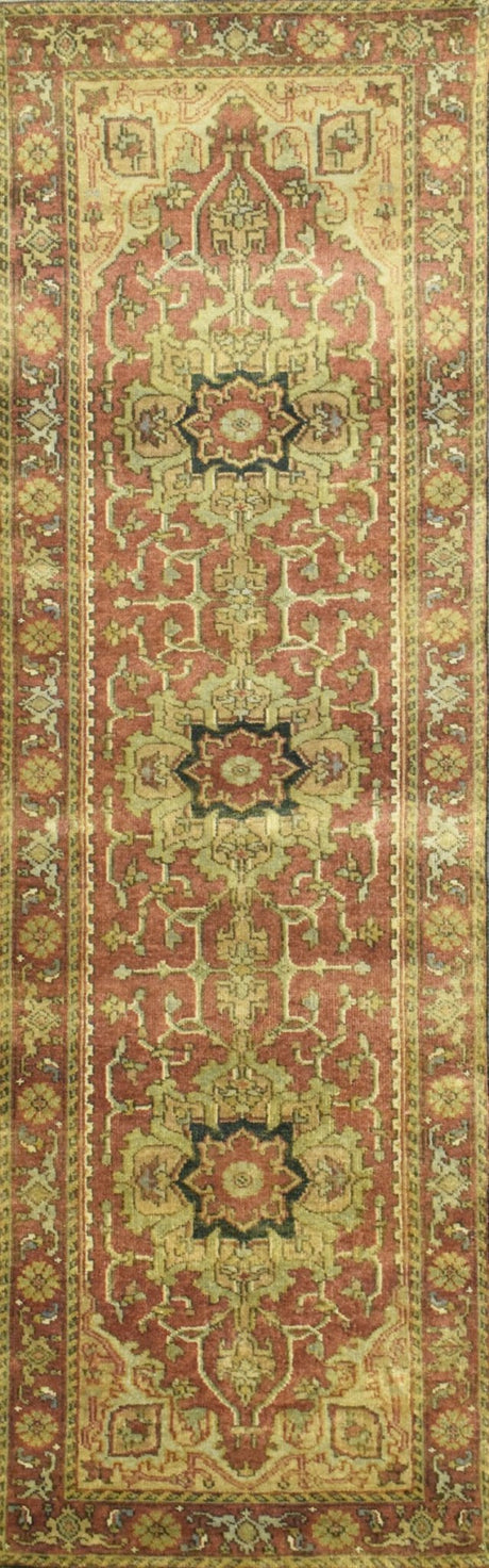 Traditional Heriz Serapi Handmade Fine Wool Area Rug | TRD753