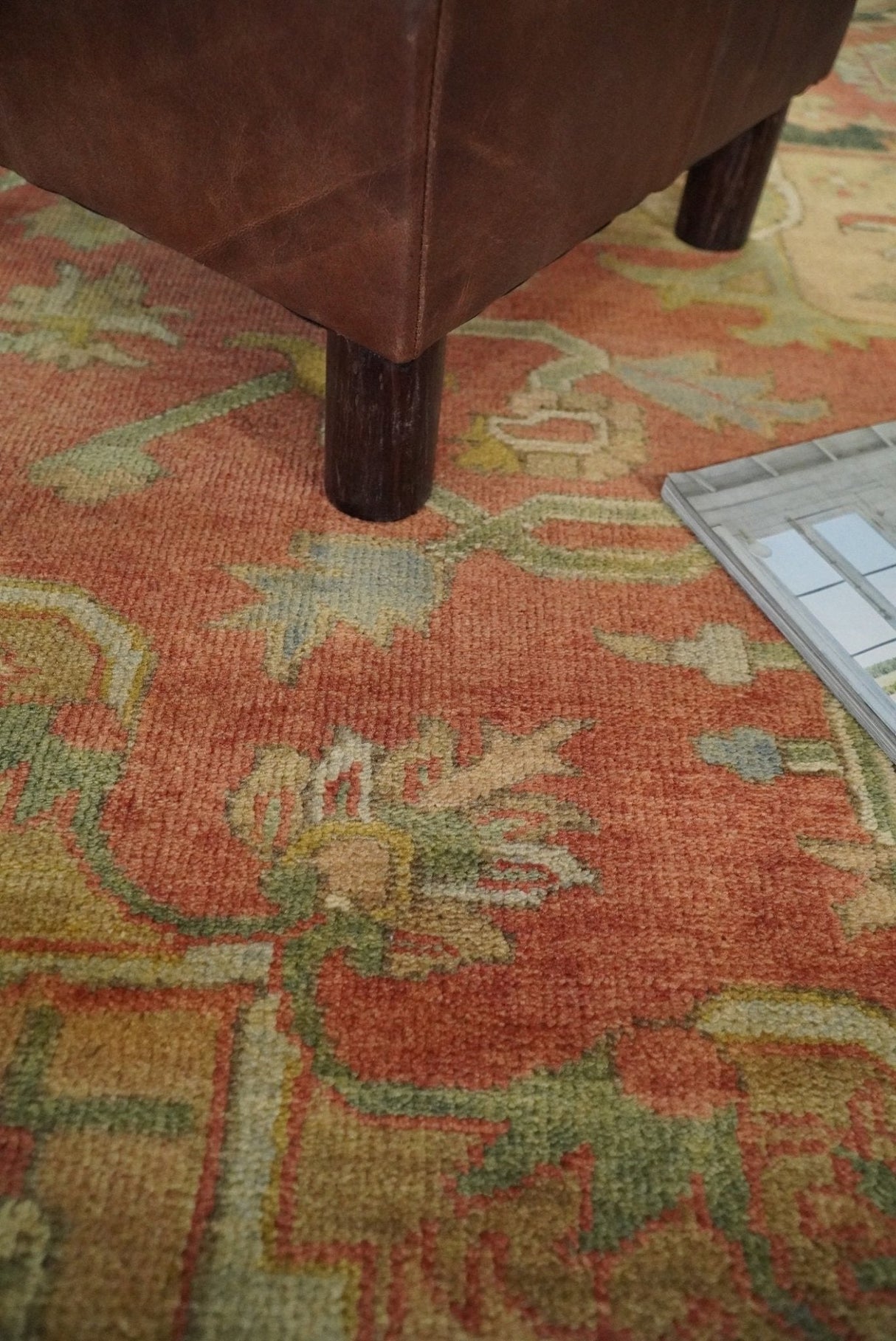 Traditional Heriz Serapi Handmade Fine Wool Area Rug | TRD753