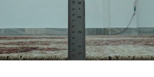 Traditional Large design 5x8 Olive, Silver and Brown Hand knotted wool area rug
