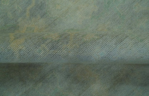 Traditional Oushak Beige And Blue 10x14 Hand Knotted Wool Area Rug