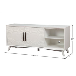 Tranquility TV Console, White